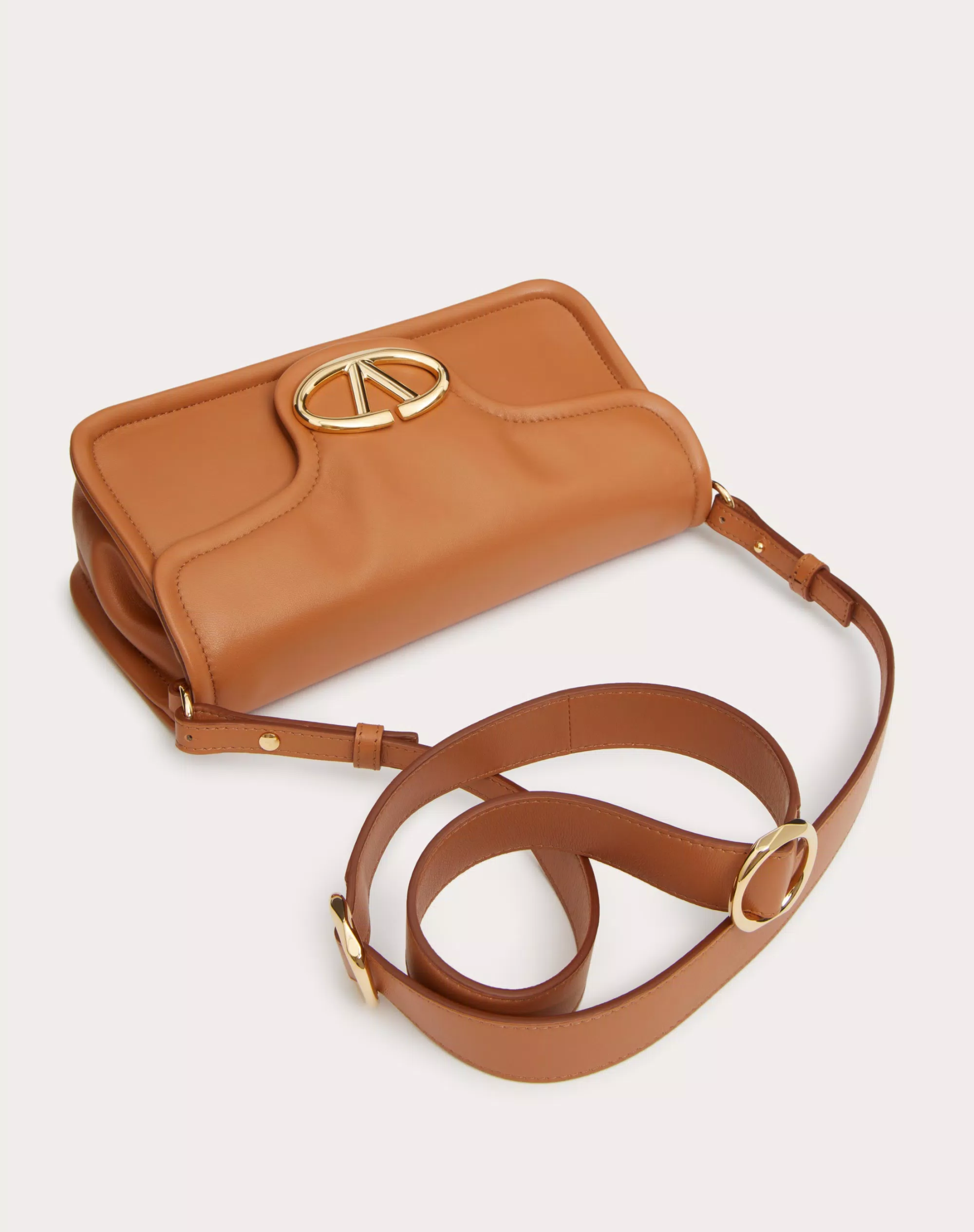 VALENTINO GARAVANI NAPPA LEATHER MEDIUM SHOULDER BAG